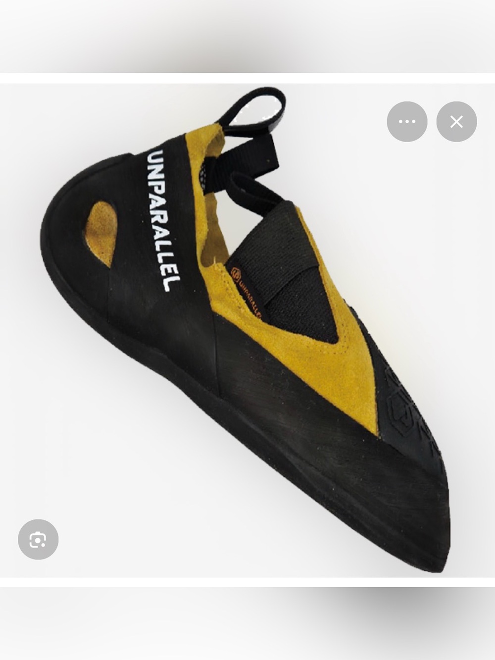 Unisex Yellow & Black Climbing Shoe - Youth